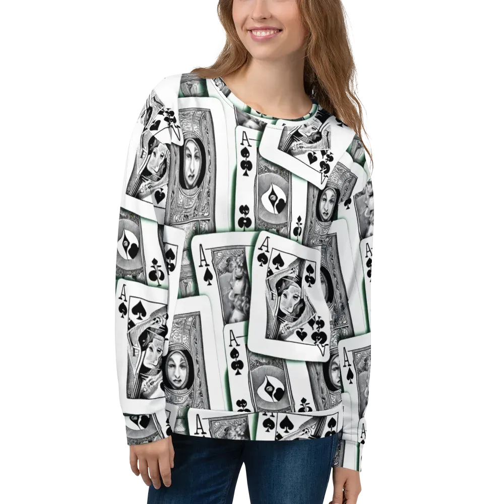 Intense, By Bunny Yeager on Sweatshirt — Front