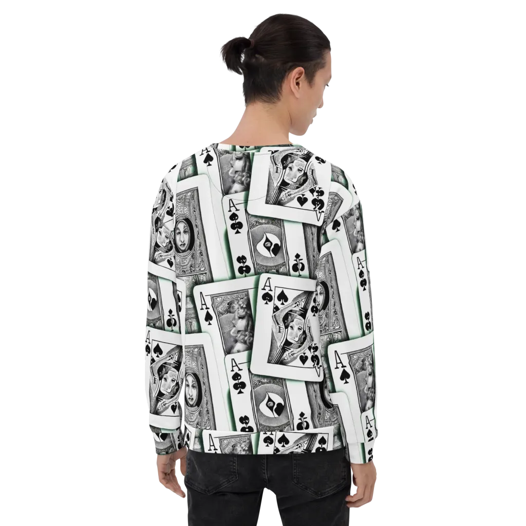 Intense, By Bunny Yeager on Sweatshirt — Back