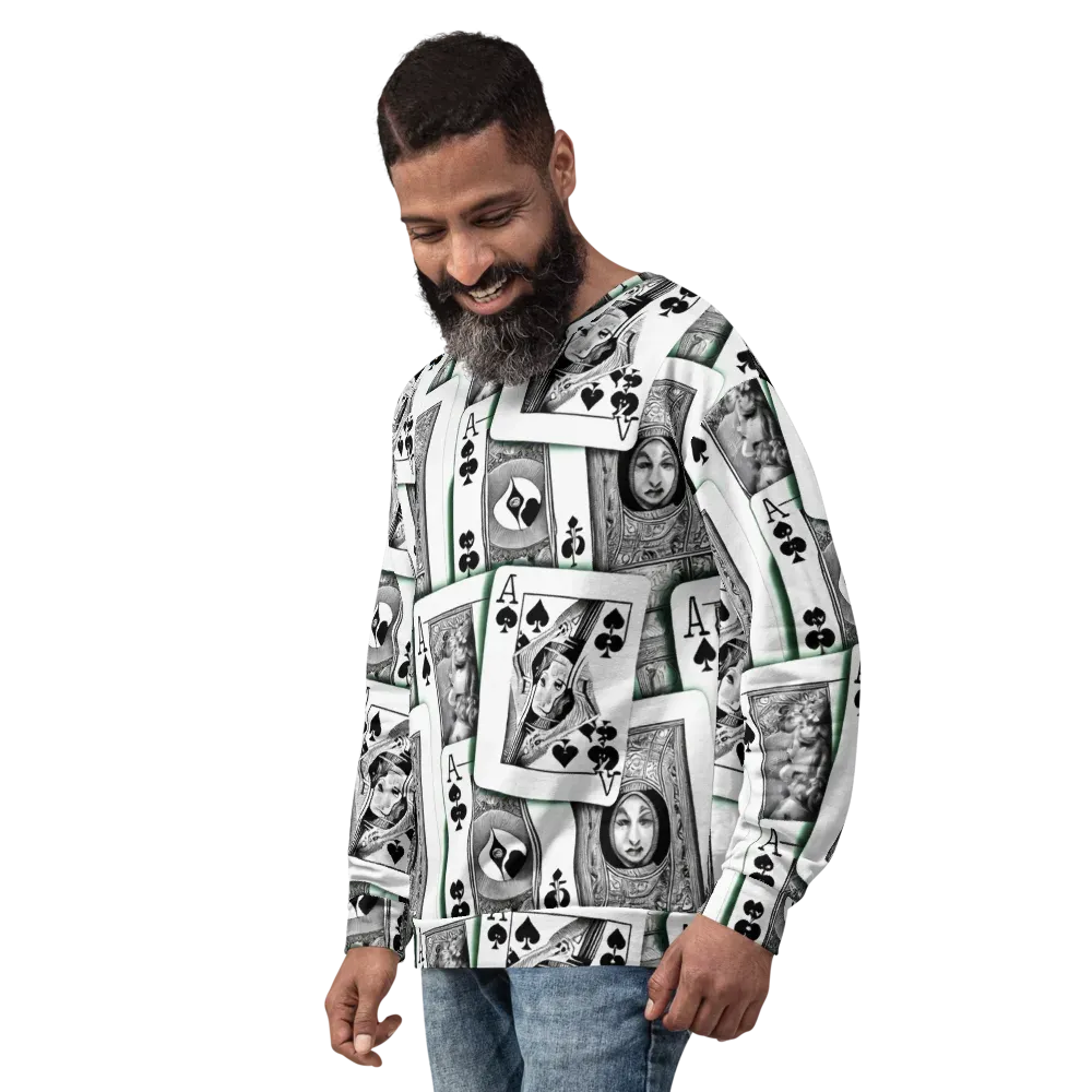Intense, By Bunny Yeager on Sweatshirt — Left Front