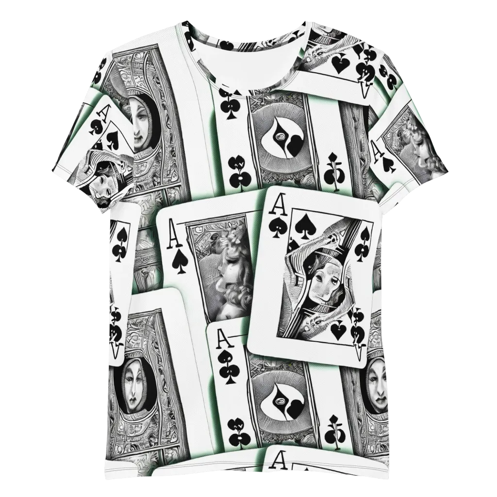 Intense, By Bunny Yeager on Men's Athletic T-Shirt — Front