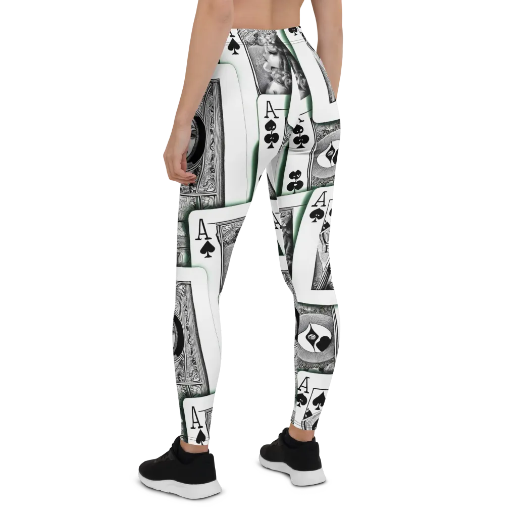 Intense, By Bunny Yeager on Leggings — Back