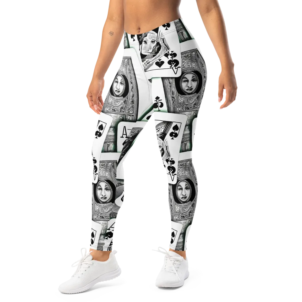 Intense, By Bunny Yeager on Leggings — Left Front