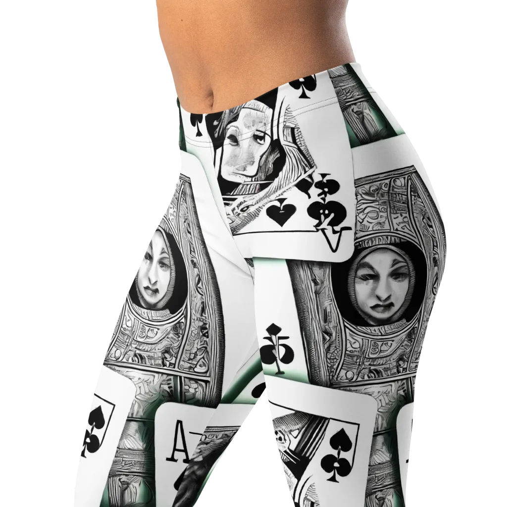 Intense, By Bunny Yeager on Leggings — Left Front