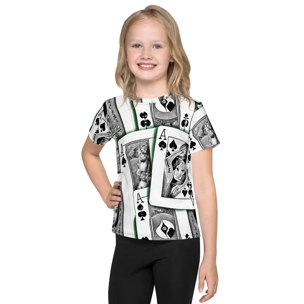 Intense, By Bunny Yeager on Kids Crew Neck T-Shirt — Front