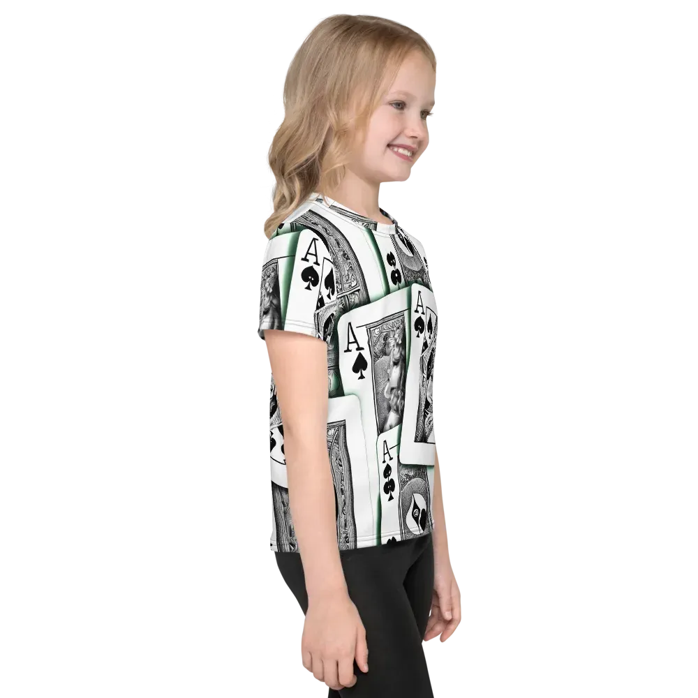 Intense, By Bunny Yeager on Kids Crew Neck T-Shirt — Right