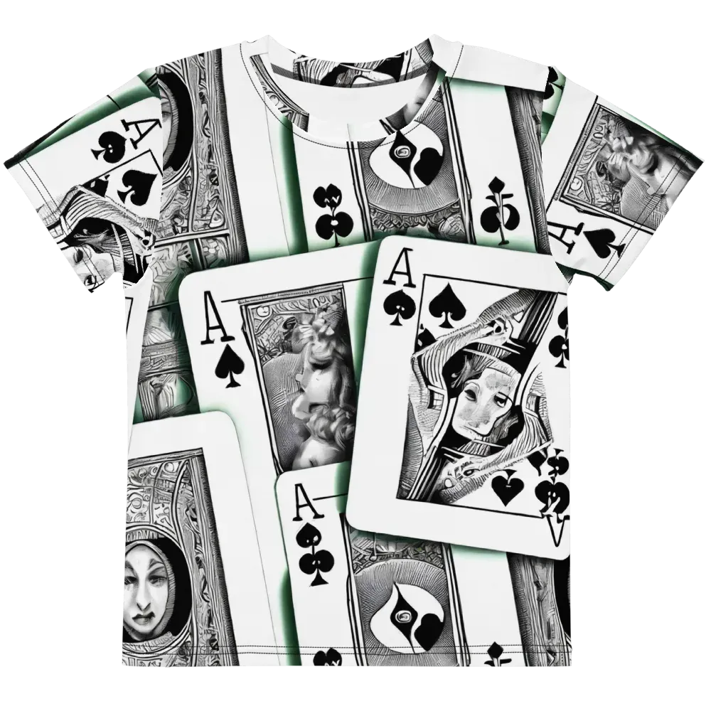 Intense, By Bunny Yeager on Kids Crew Neck T-Shirt — Front