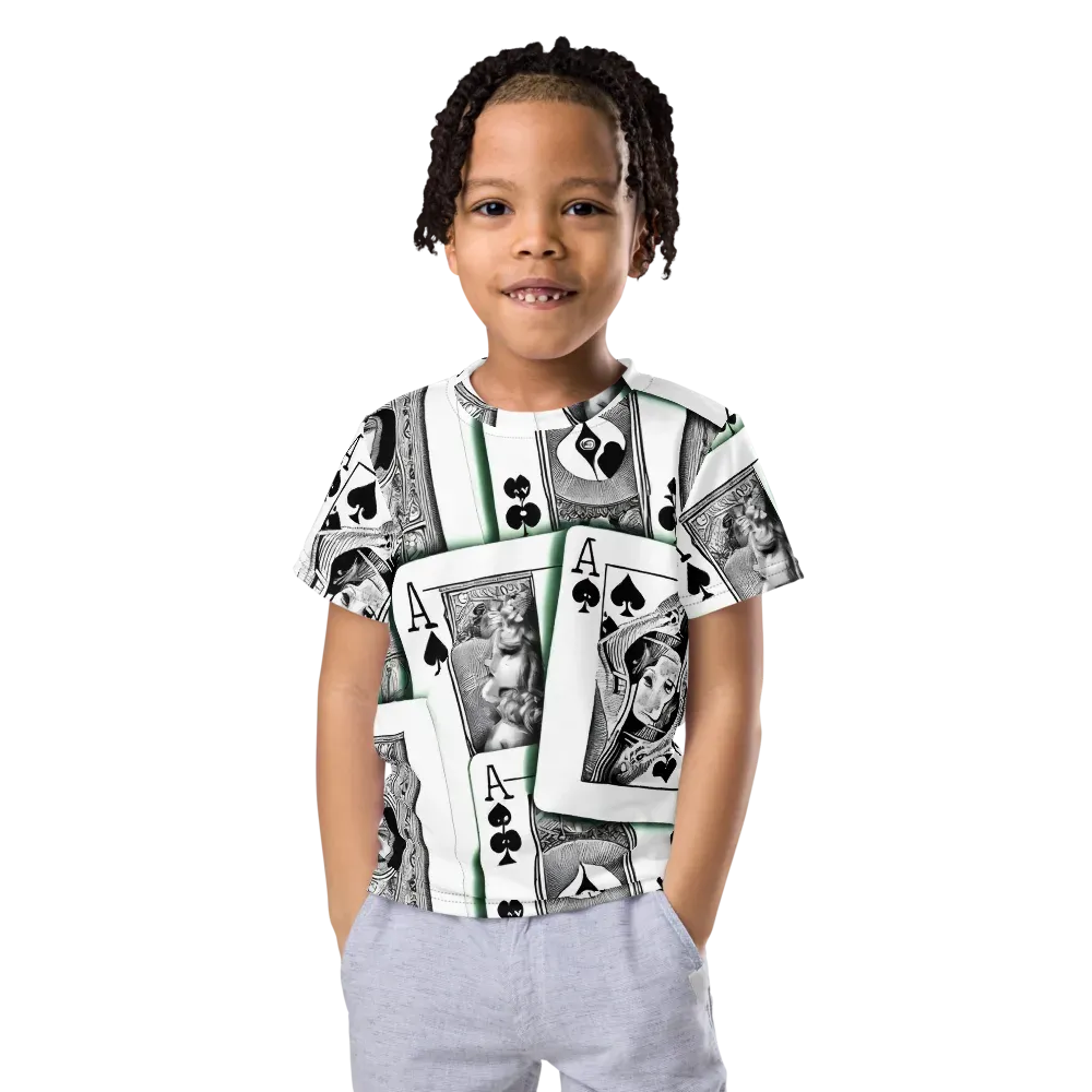 Intense, By Bunny Yeager on Kids Crew Neck T-Shirt — Front