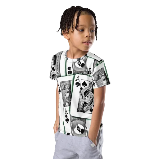 Intense, By Bunny Yeager on a Kids Crew Neck T-Shirt