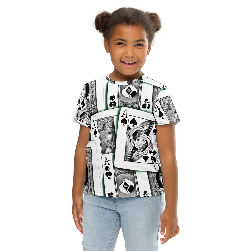 Intense, By Bunny Yeager on Kids Crew Neck T-Shirt — Front