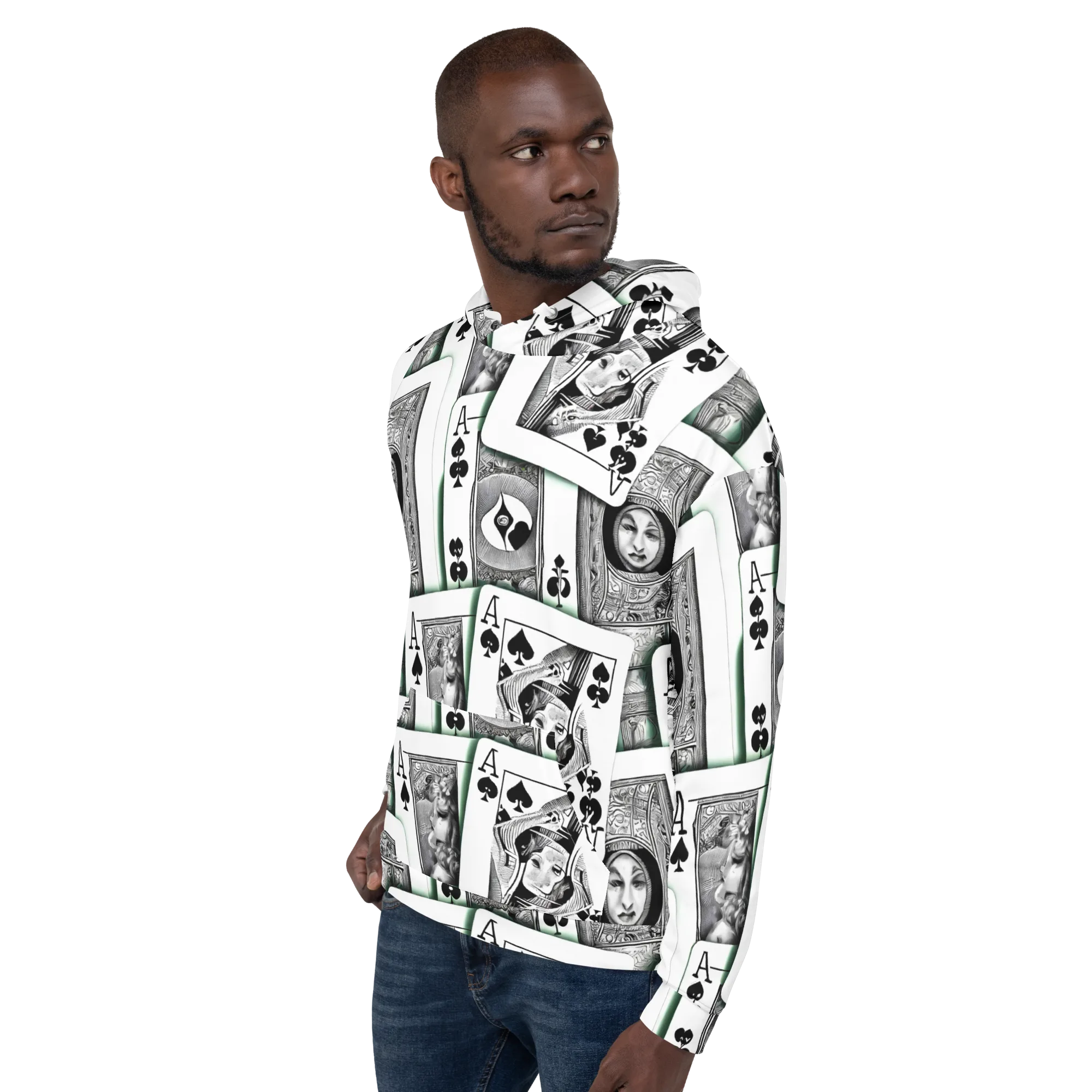 Intense, By Bunny Yeager on Hoodie — Left