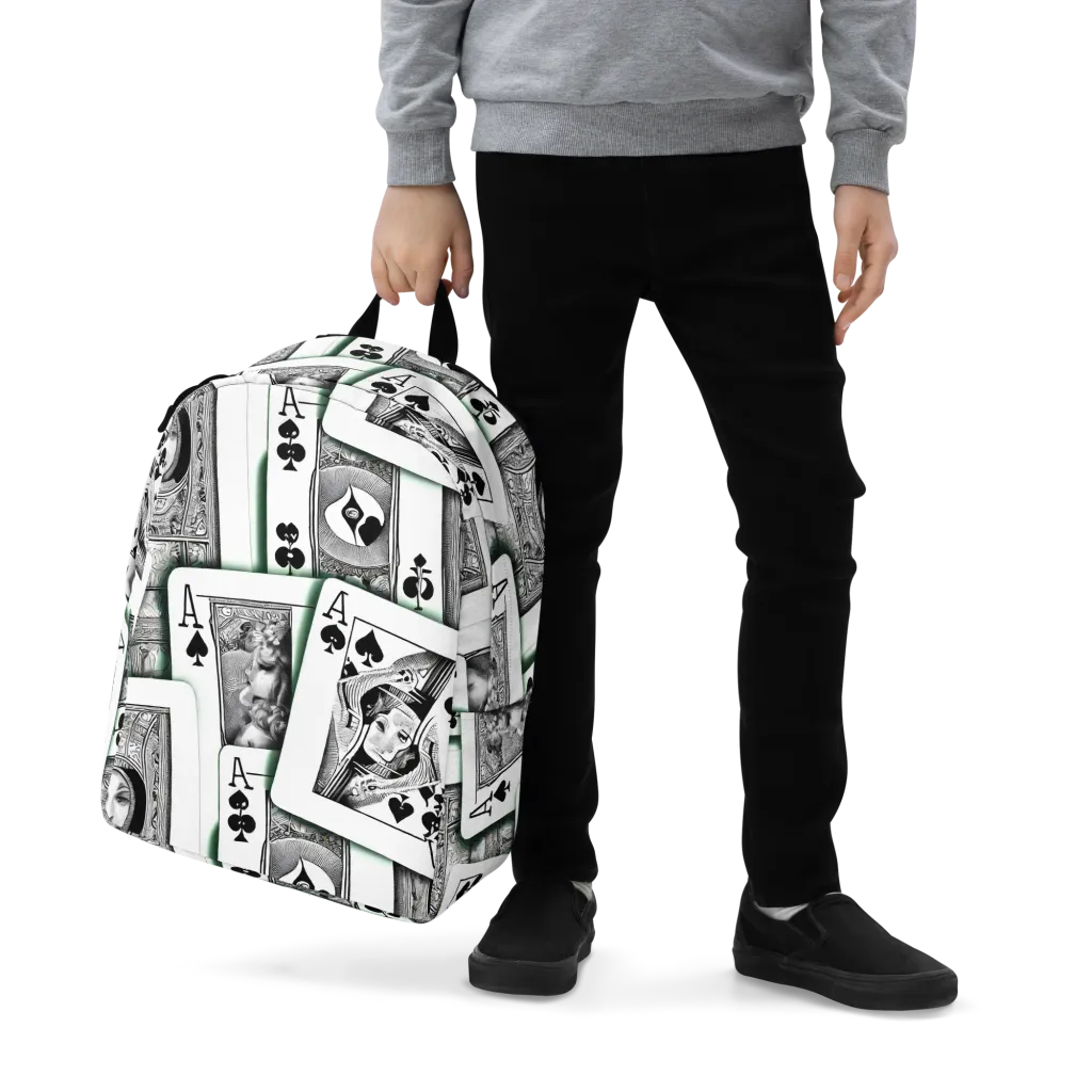 Intense, By Bunny Yeager on Minimalist Backpack — Zoomed-in