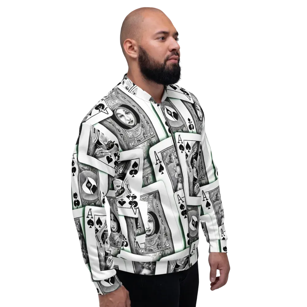 Intense, By Bunny Yeager on Bomber Jacket — Right