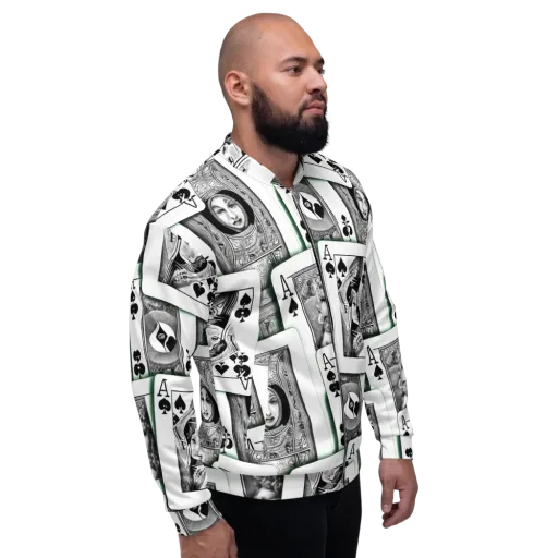 Intense, By Bunny Yeager on a Bomber Jacket