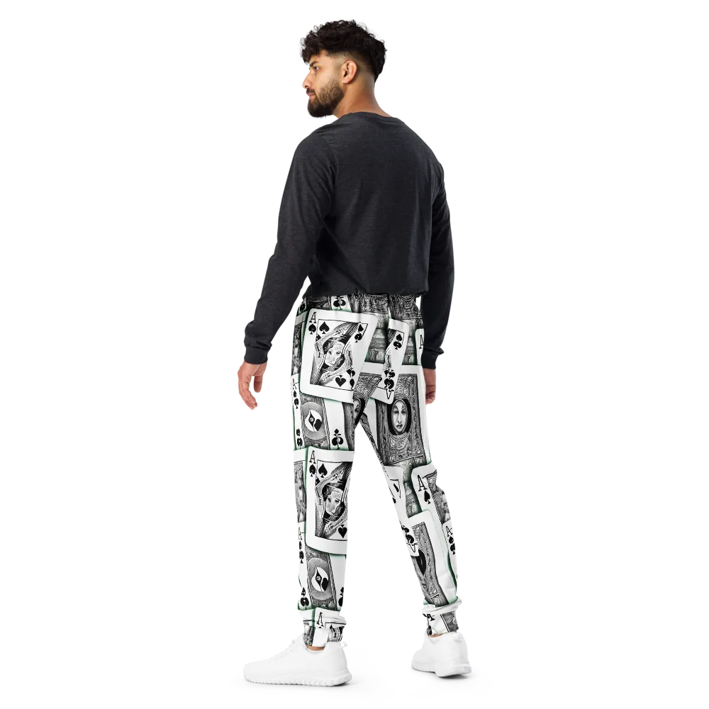 Intense, By Bunny Yeager on Men's Joggers — Back