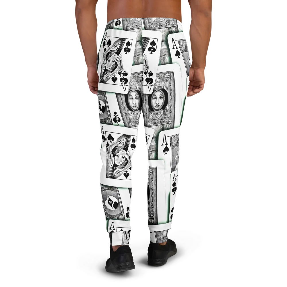 Intense, By Bunny Yeager on Men's Joggers — Back