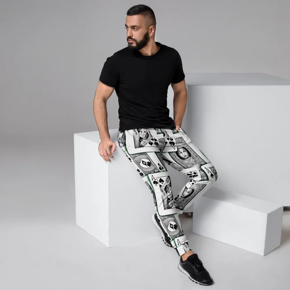 Intense, By Bunny Yeager on Men's Joggers — Right