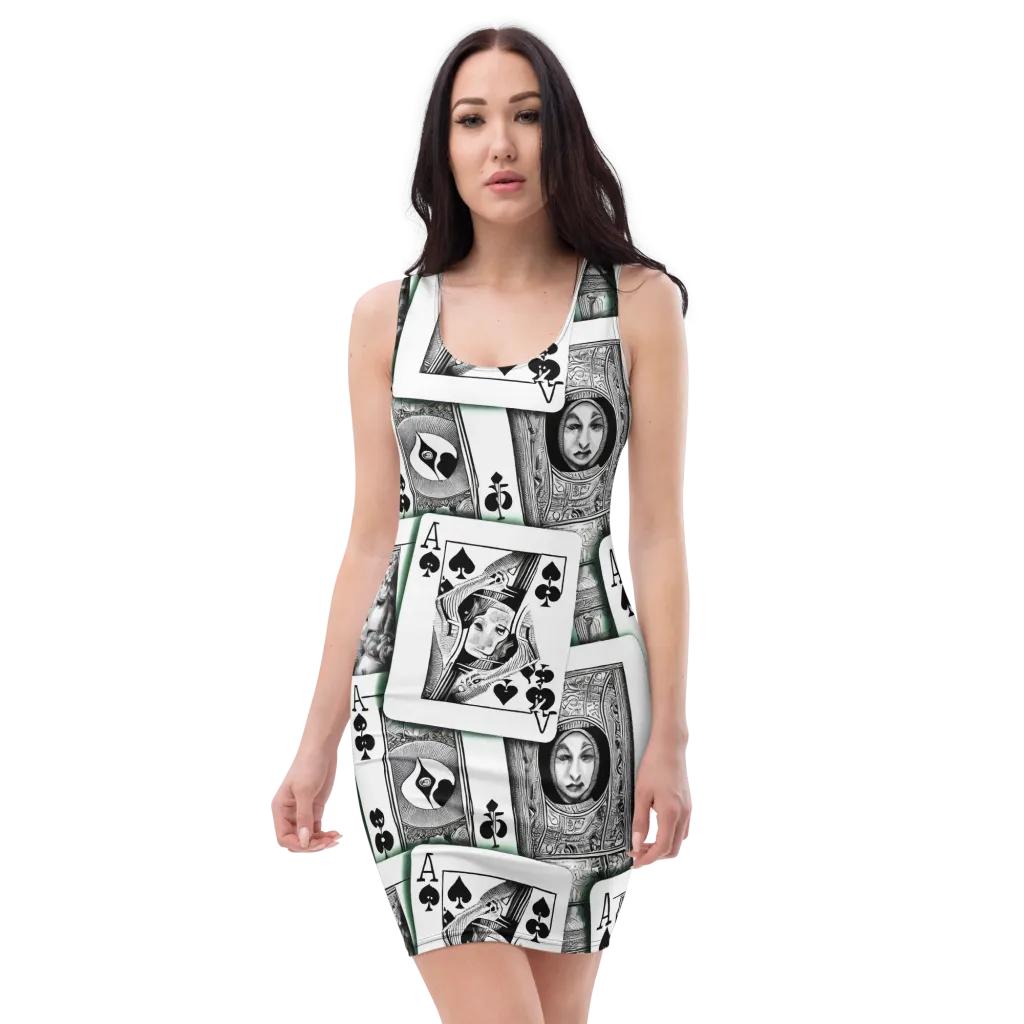 Intense, By Bunny Yeager on Bodycon Dress — Front