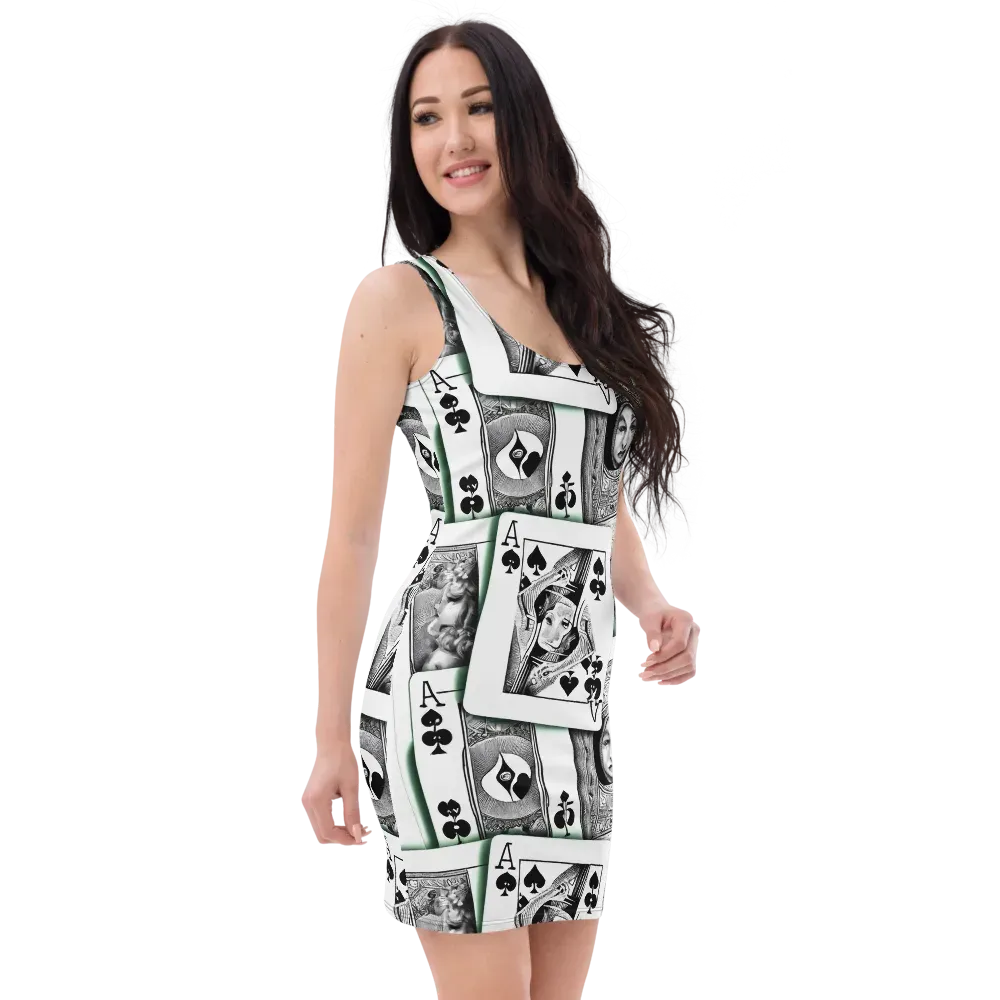 Intense, By Bunny Yeager on Bodycon Dress — Right Front