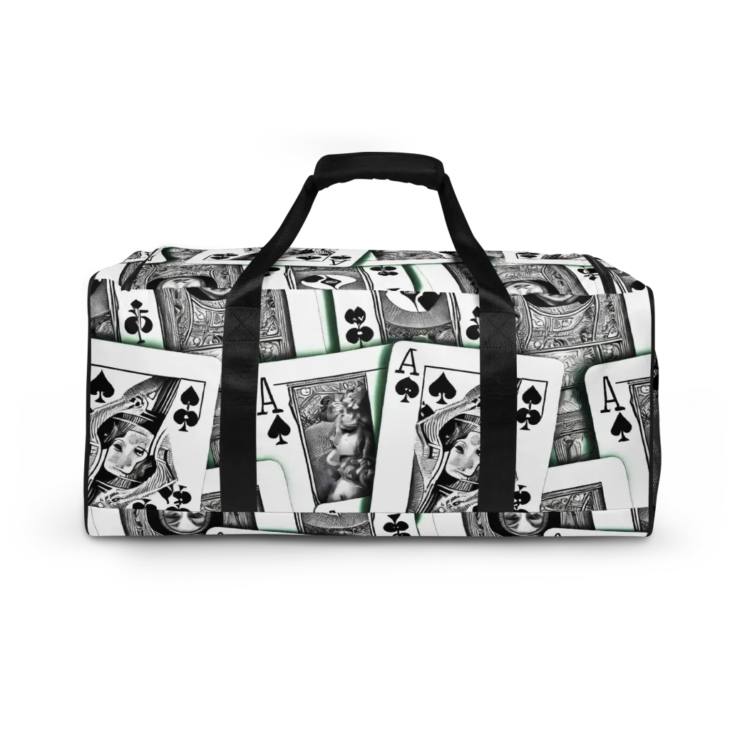 Intense, By Bunny Yeager on Duffle Bag — Back