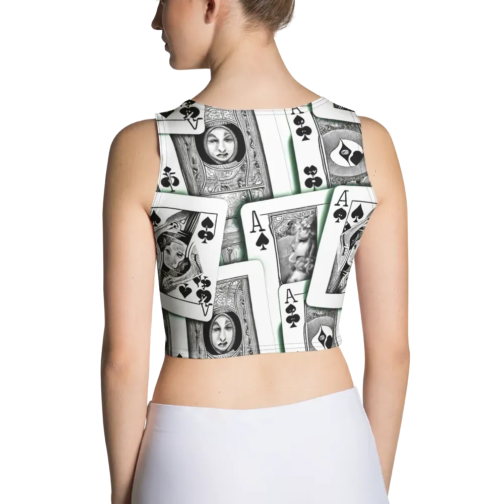 Intense, By Bunny Yeager on Crop Top — Back