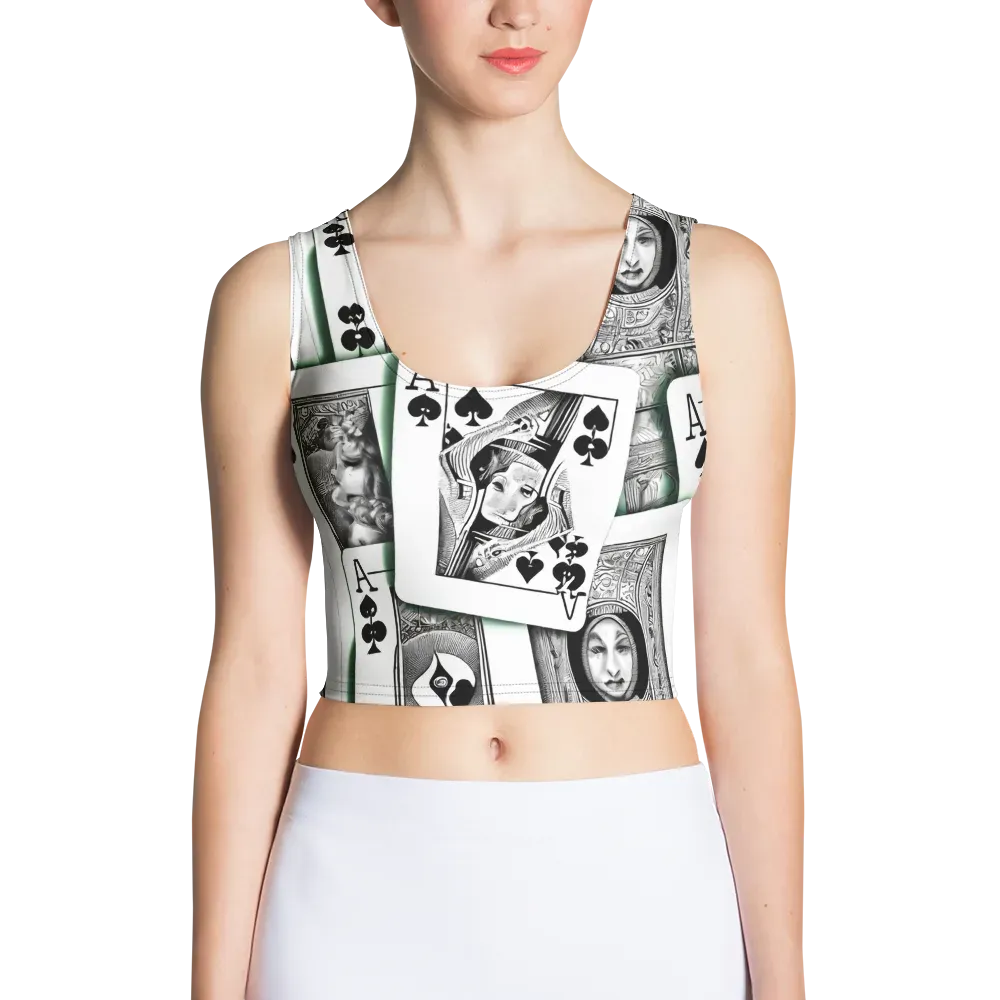 Intense, By Bunny Yeager on Crop Top — Front