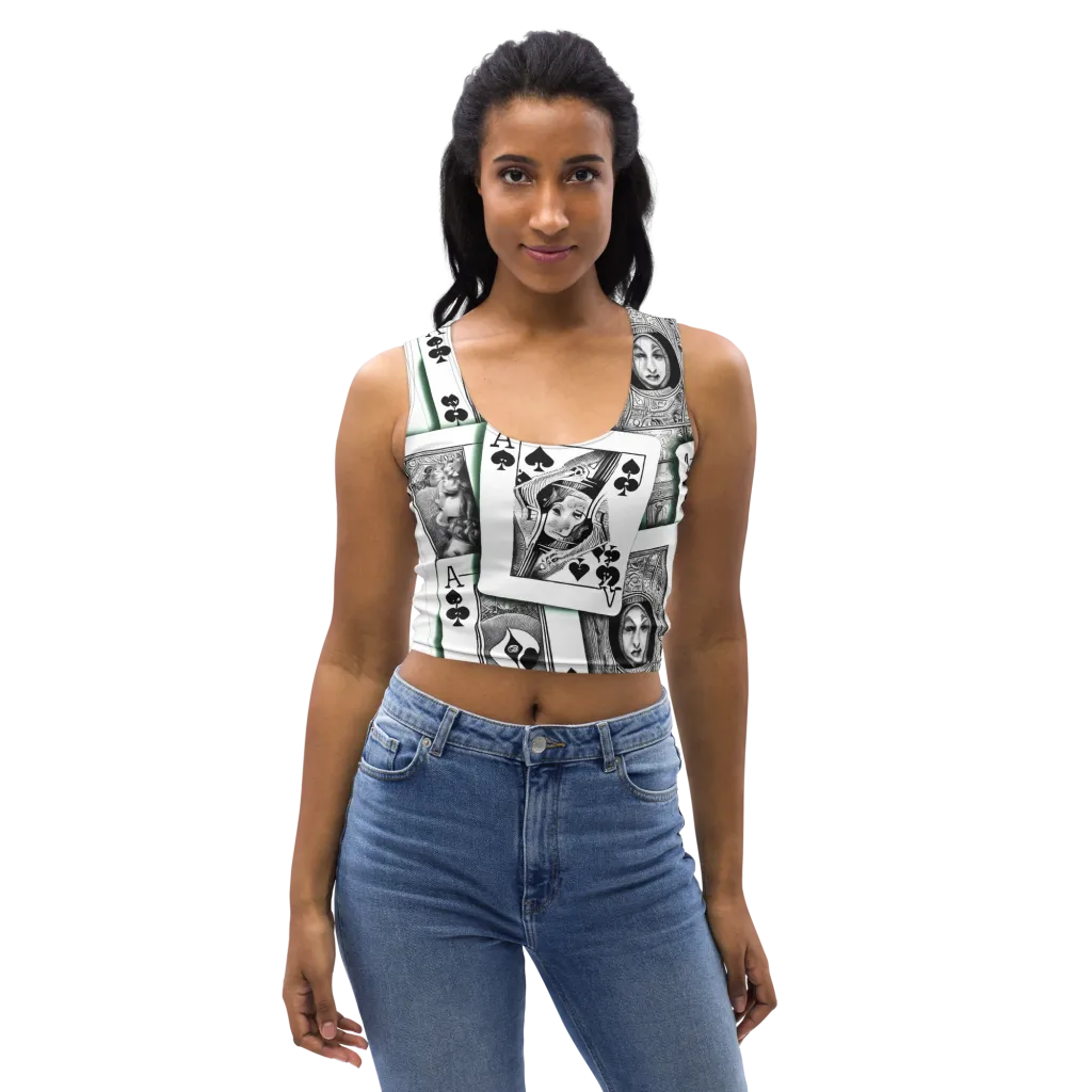 Intense, By Bunny Yeager on Crop Top — Front