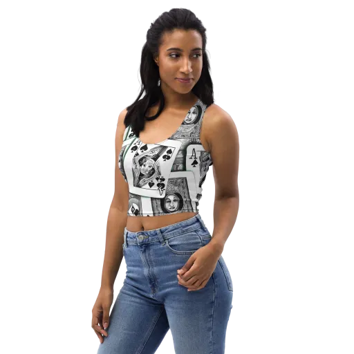 Intense, By Bunny Yeager on a Crop Top