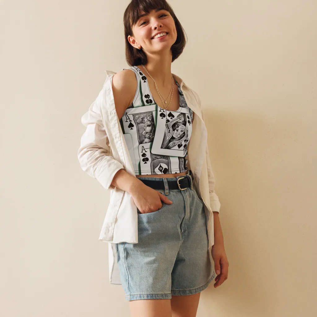 Intense, By Bunny Yeager on Crop Top — Front