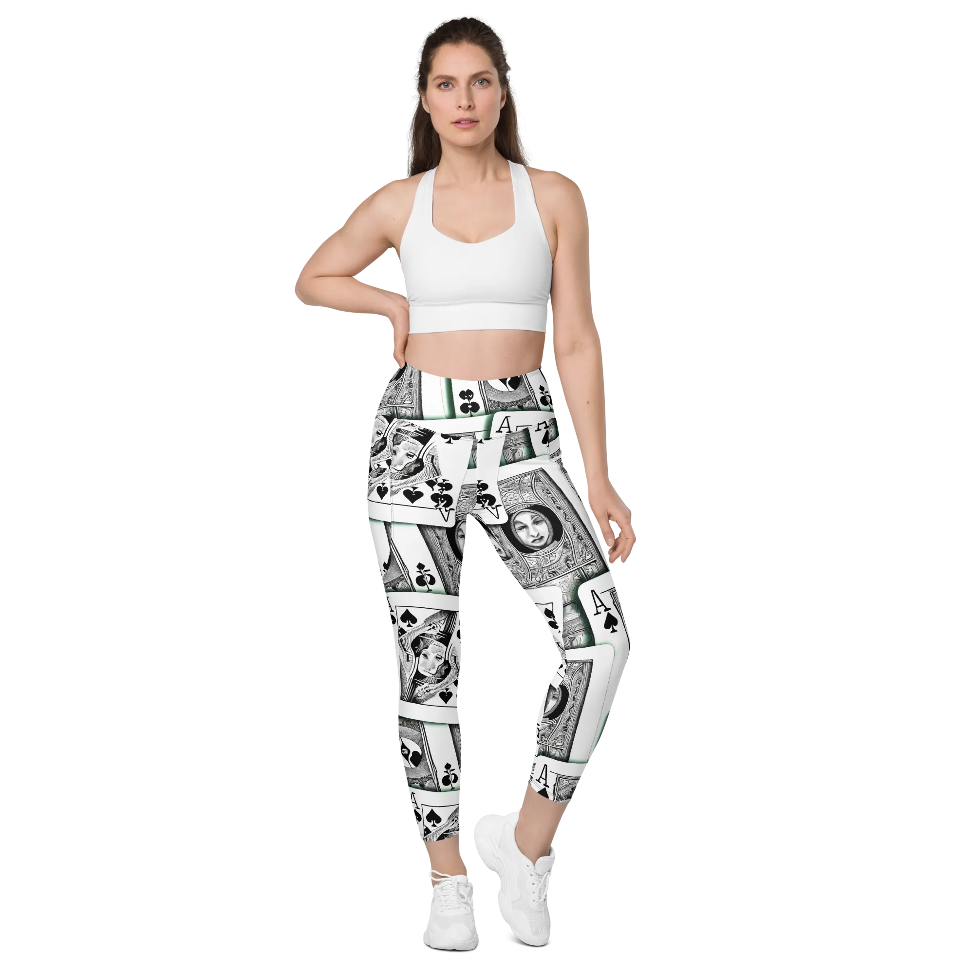Intense, By Bunny Yeager on Leggings with Pockets — Front