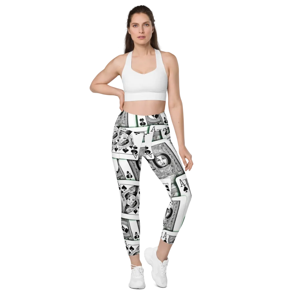 Intense, By Bunny Yeager on Leggings with Pockets — Front