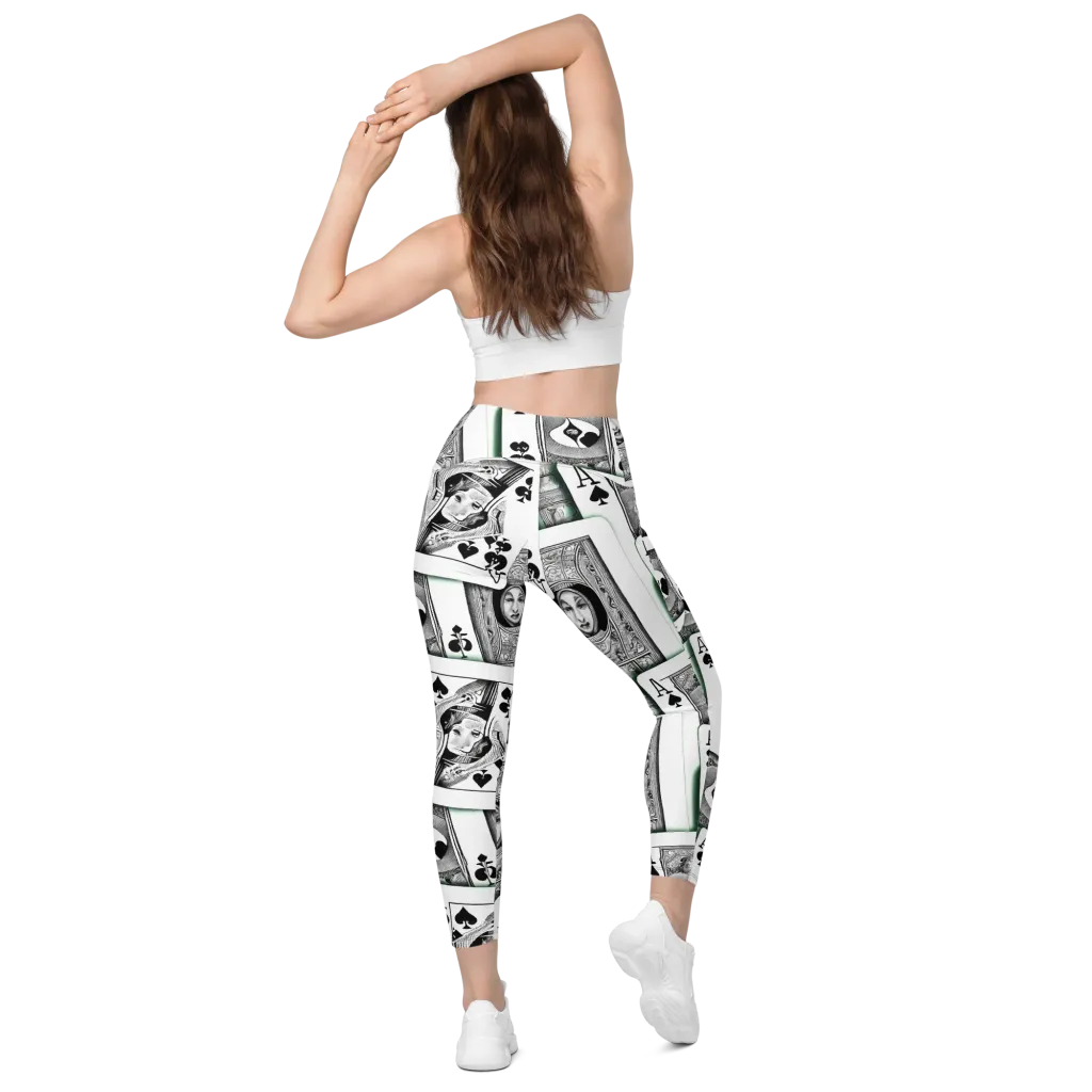 Intense, By Bunny Yeager on Leggings with Pockets — Back