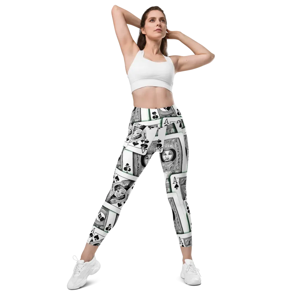 Intense, By Bunny Yeager on Leggings with Pockets — Front