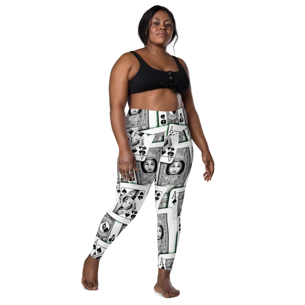 Intense, By Bunny Yeager on Leggings with Pockets — Front