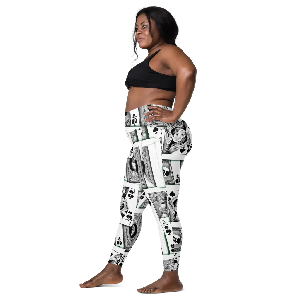 Intense, By Bunny Yeager on Leggings with Pockets — Left