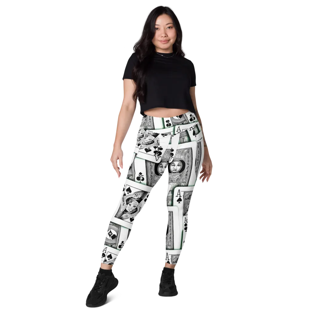 Intense, By Bunny Yeager on Leggings with Pockets — Front