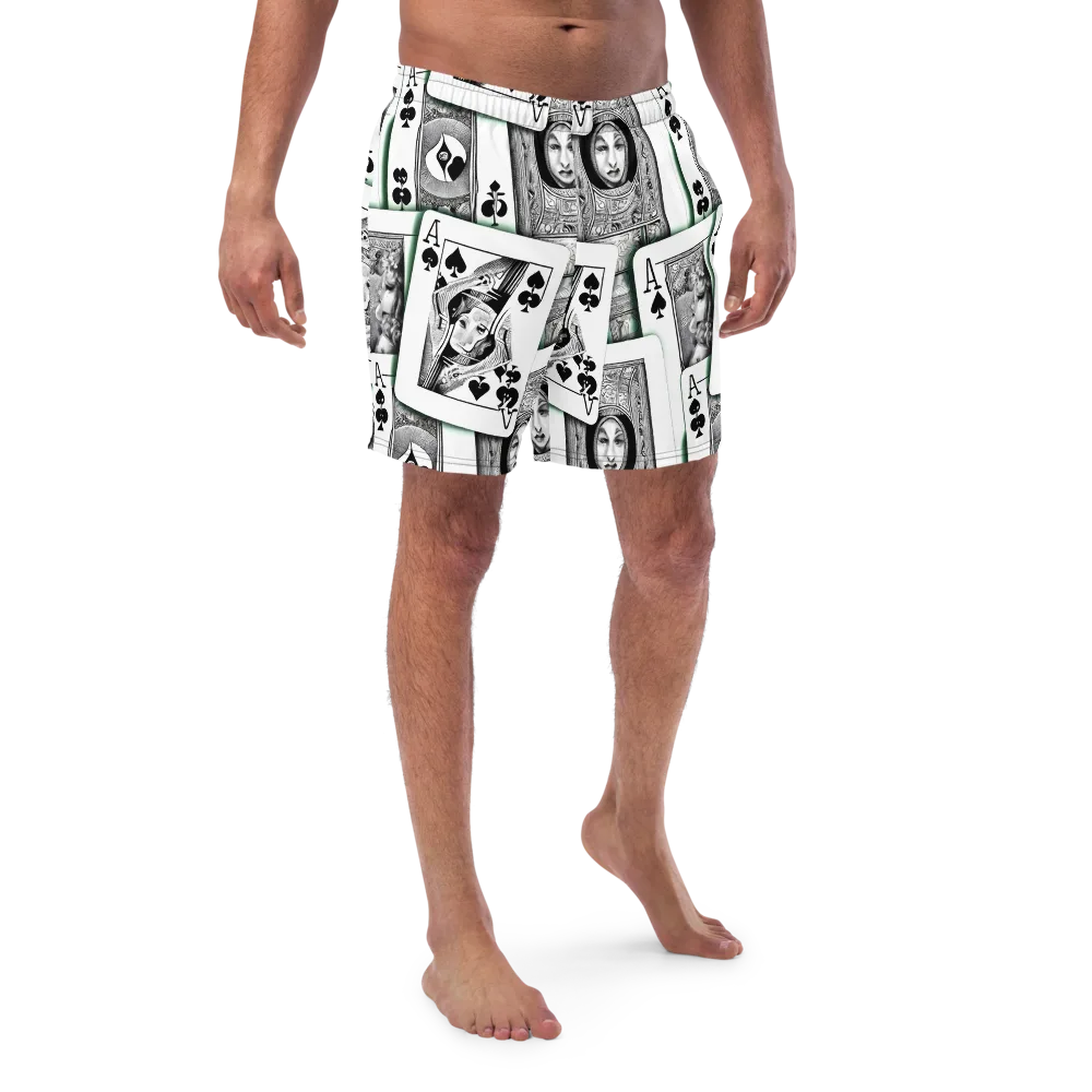Intense, By Bunny Yeager on Swim Trunks — Front