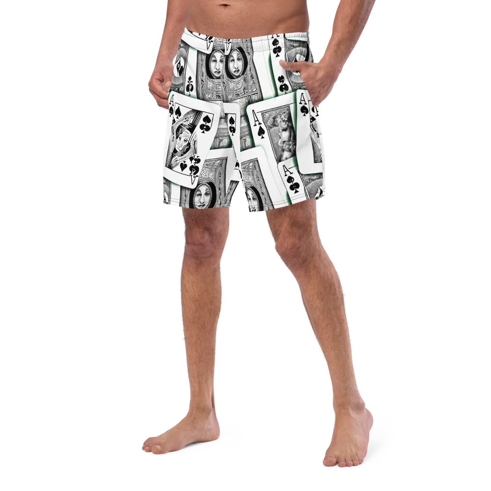Intense, By Bunny Yeager on Swim Trunks — Left Front