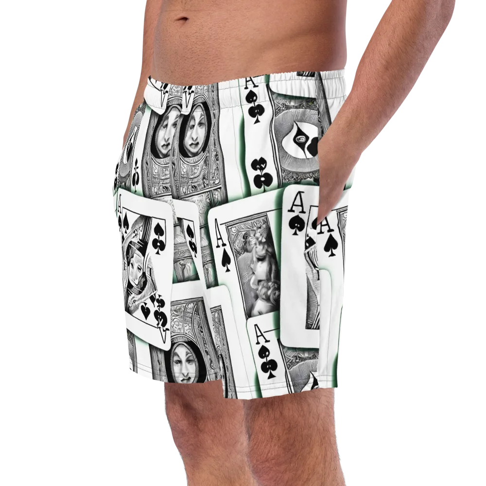 Intense, By Bunny Yeager on Swim Trunks — Left Front