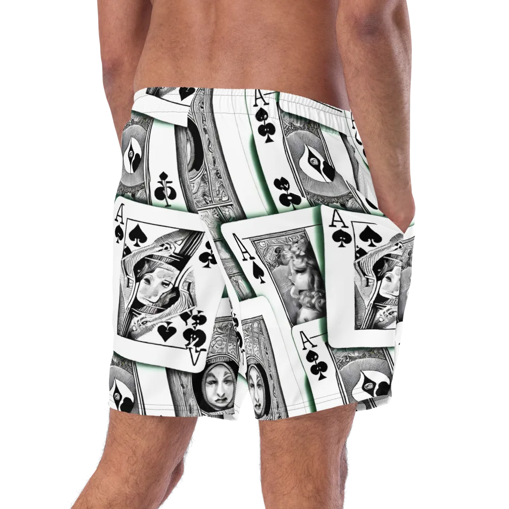 Intense, By Bunny Yeager on Swim Trunks — Right Back