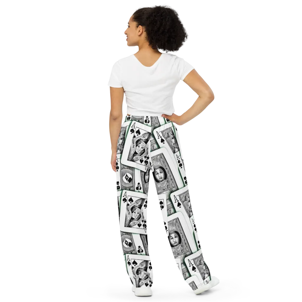 Intense, By Bunny Yeager on Wide-Leg Pants — Back