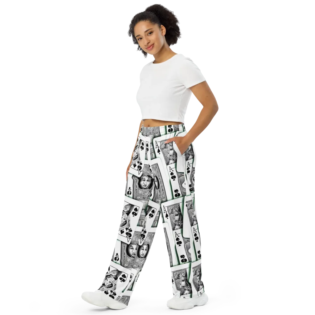 Intense, By Bunny Yeager on Wide-Leg Pants — Left Front