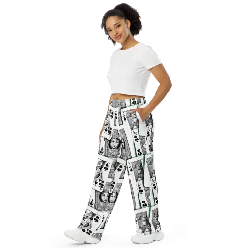 Intense, By Bunny Yeager on a Wide-Leg Pants
