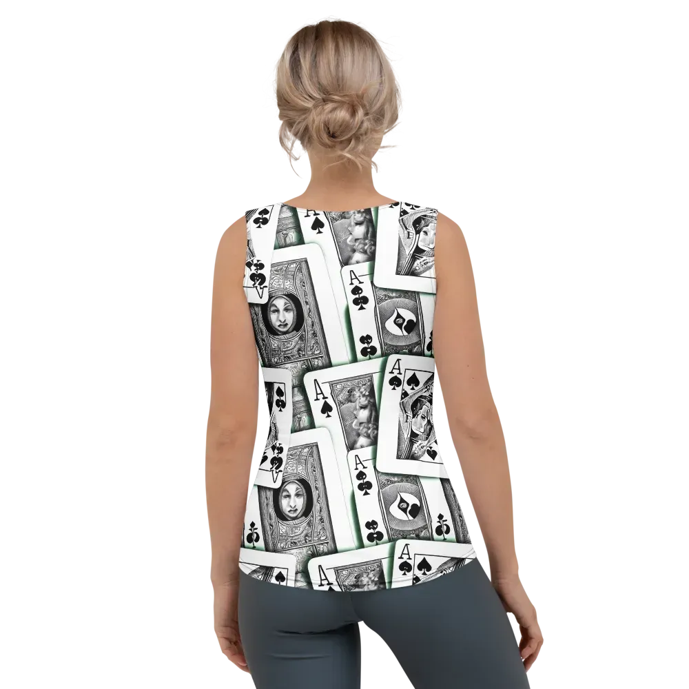Intense, By Bunny Yeager on Women's Tank Top — Back
