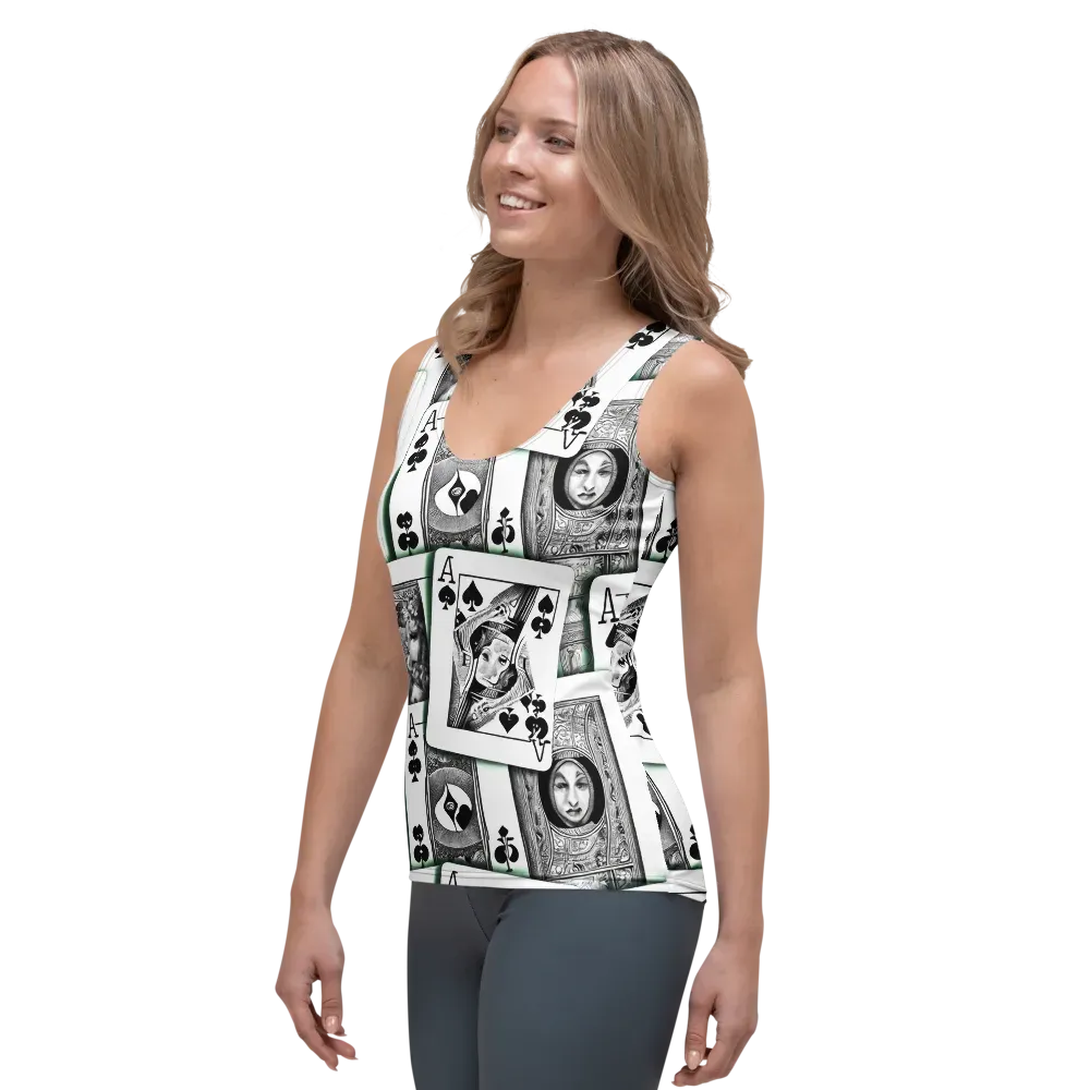 Intense, By Bunny Yeager on Women's Tank Top — Left Front