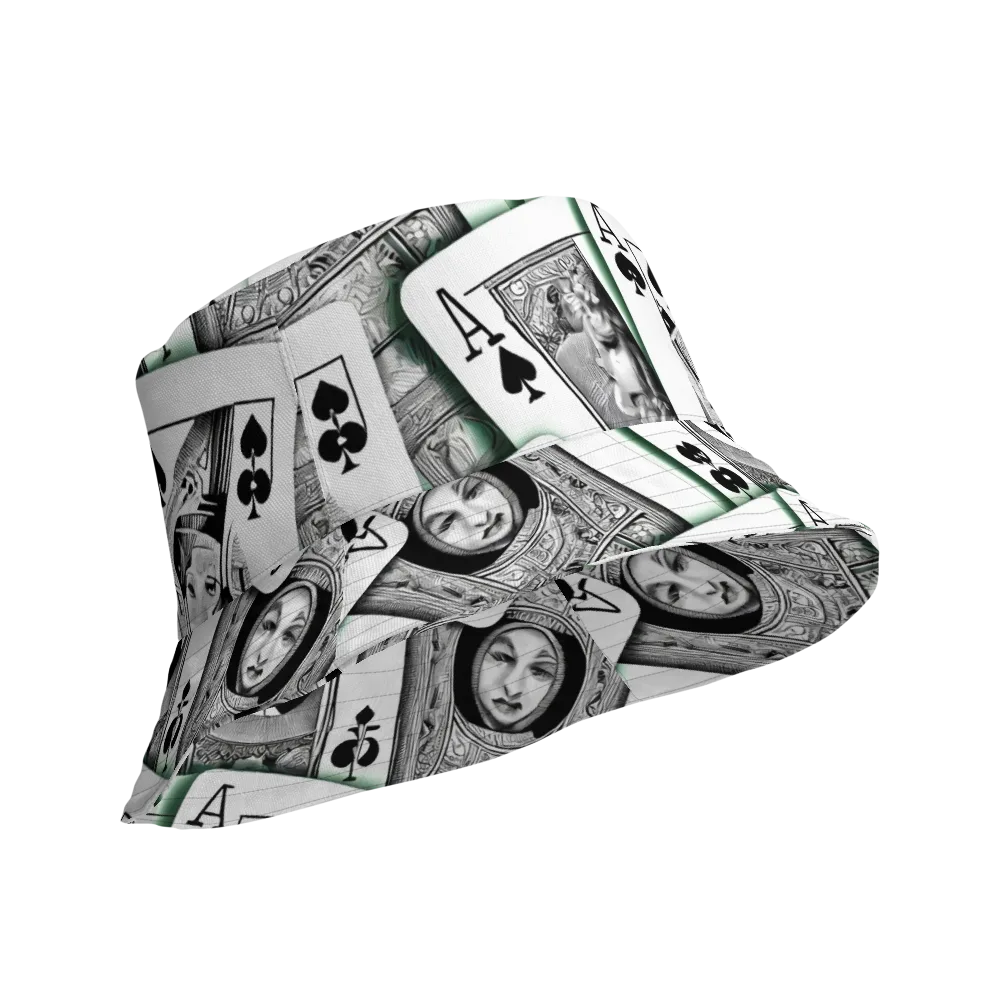 Intense, By Bunny Yeager on Reversible Bucket Hat — Product details Outside