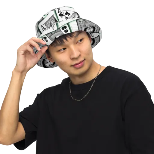 Intense, By Bunny Yeager on a Reversible Bucket Hat