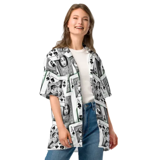 Intense, By Bunny Yeager on a Button Shirt