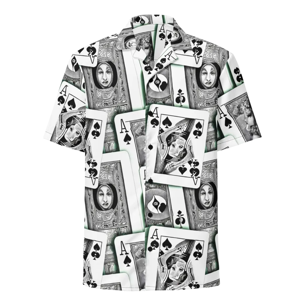 Intense, By Bunny Yeager on Button Shirt — Front