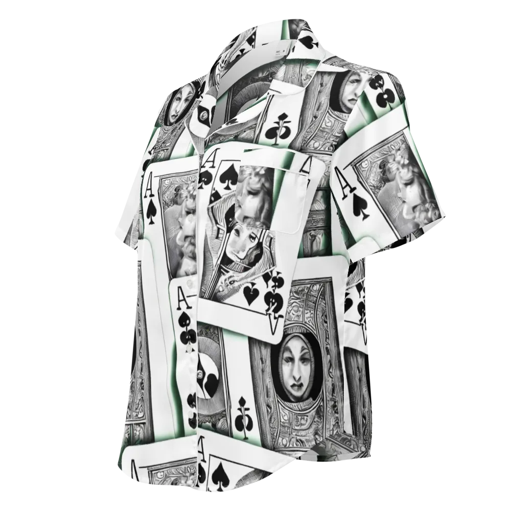 Intense, By Bunny Yeager on Women's Short Sleeve Pajama Top — Left Front
