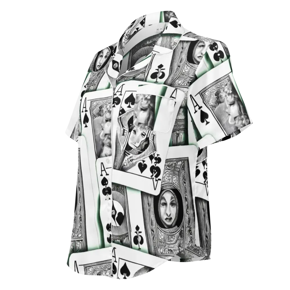 Intense, By Bunny Yeager on Women's Short Sleeve Pajama Top — Left Front